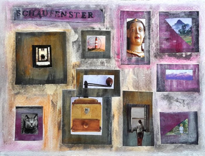 Schaufenster, 2015, Collage